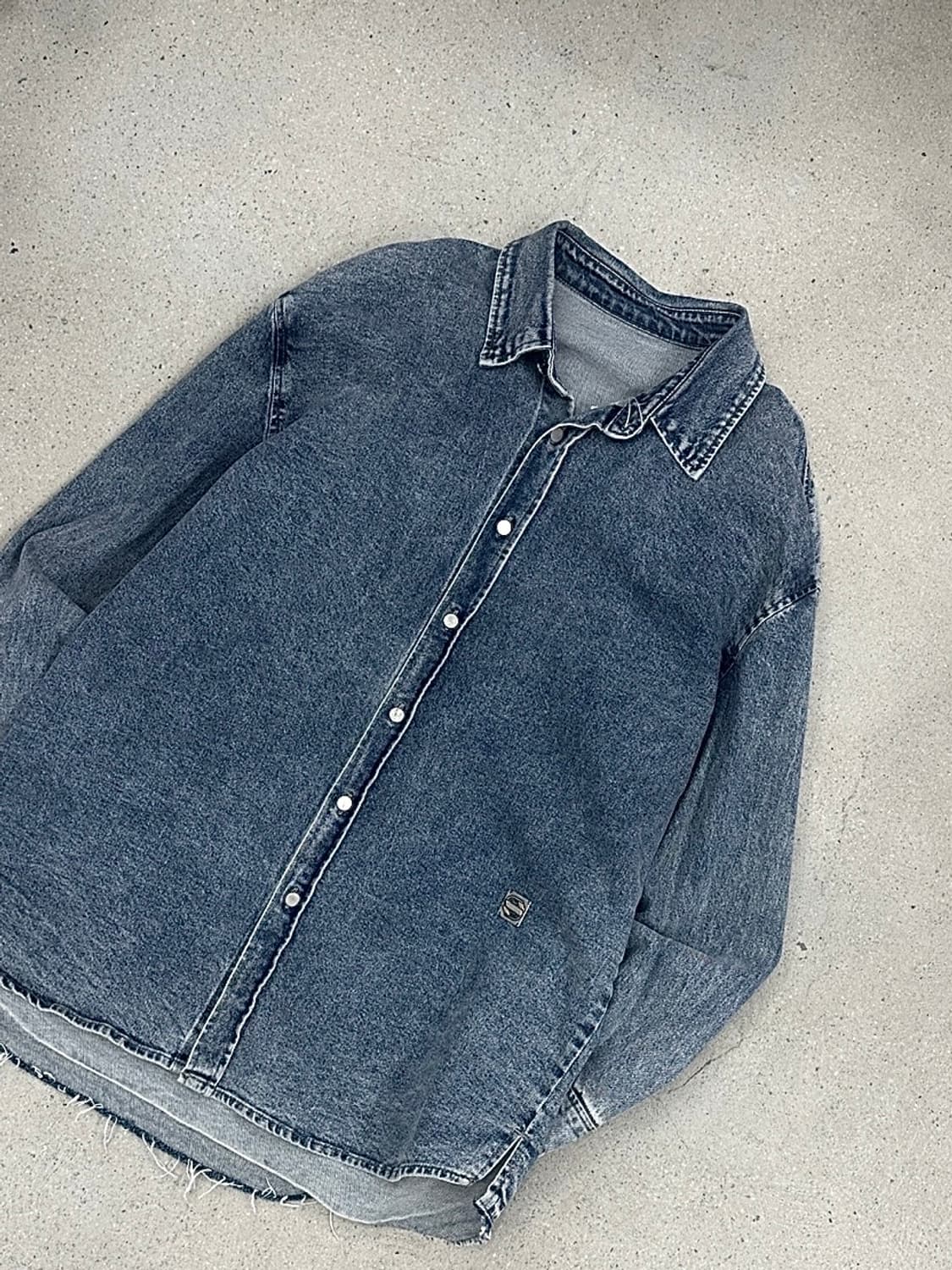 시스템옴므 데님 셔츠 자켓 상품이미지3