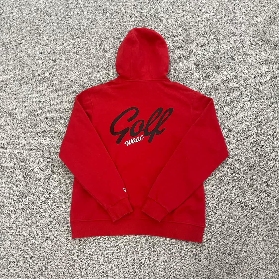 95 왁 골프 심볼 패치 기모 후드티 0210S 상품이미지4