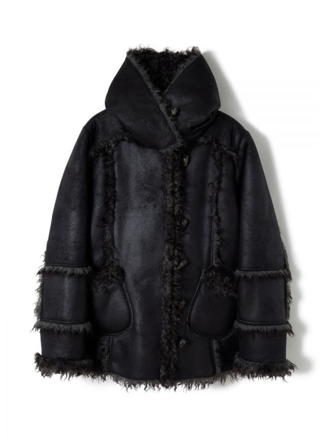 퍼버즈 후드 무스탕 상품이미지1