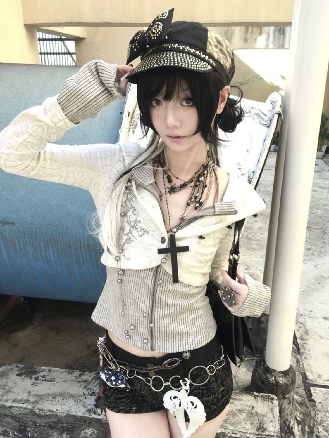 two-way vintage crop jk 상품이미지1