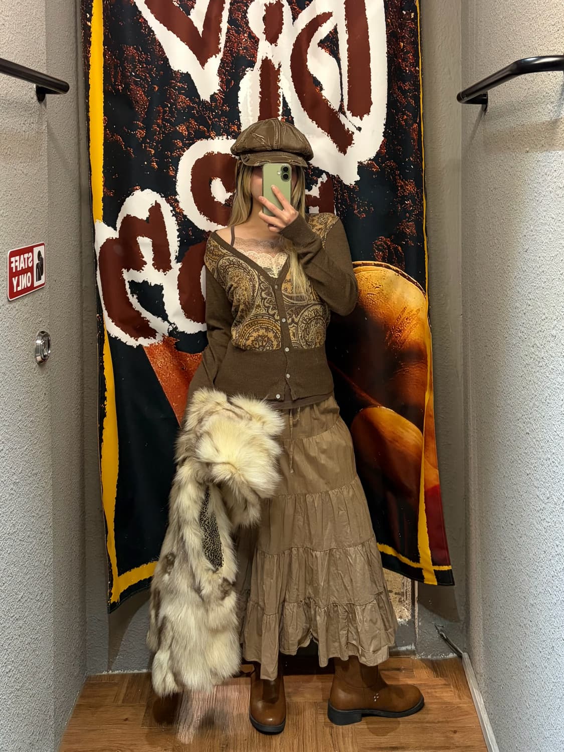 빈티지 페이즐리 에스닉 가디건 상품이미지4