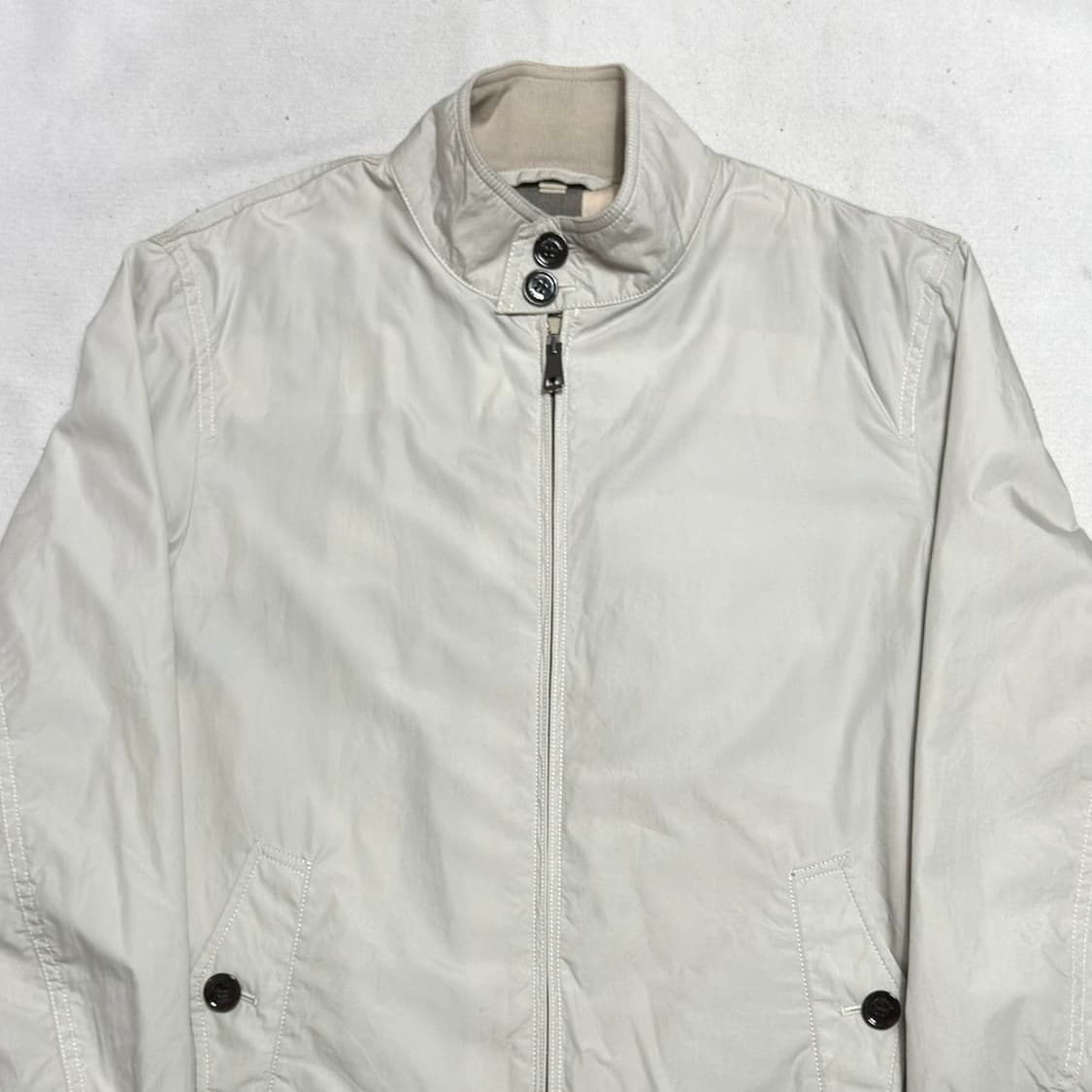 M 버버리 넥 버클 코튼 자켓 상품이미지1