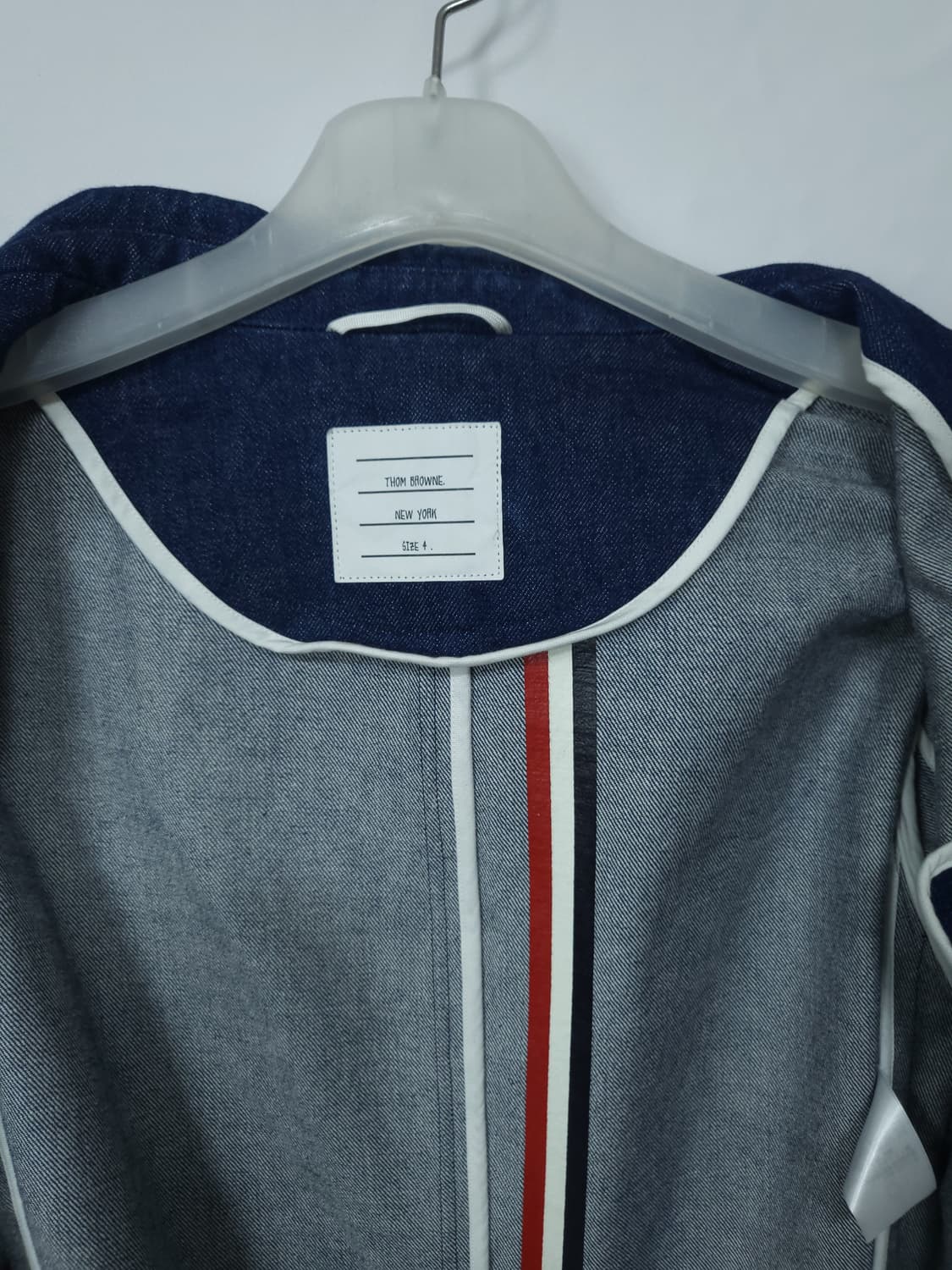 톰브라운(Thom Browne) 데님 코튼 트윌 블레이저 4 상품이미지10