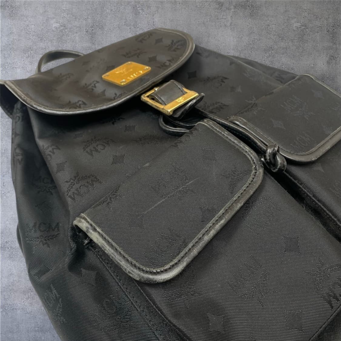 엠씨엠 Mcm 블랙 모노그램 포켓 백팩 상품이미지9