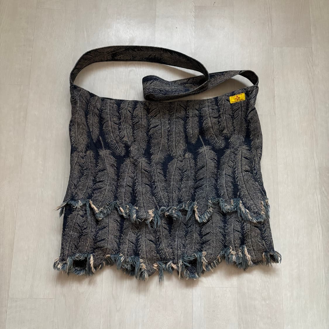 캐피탈 12온즈 페더 데님 북 백 인디고  상품이미지1