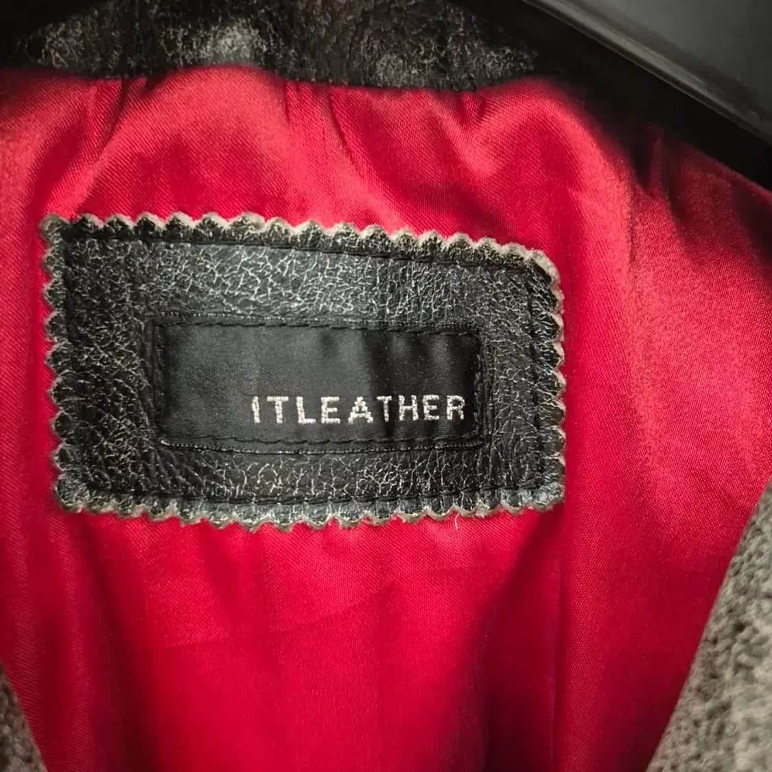 ITLEATHER 빈티지 레더 자켓 100 상품이미지6
