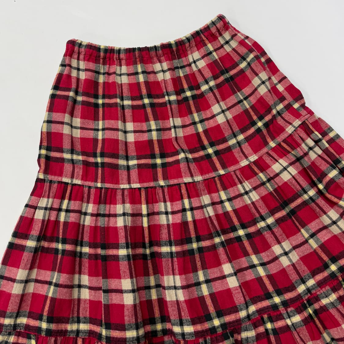 Beams Boy flannel tired skirt 상품이미지3