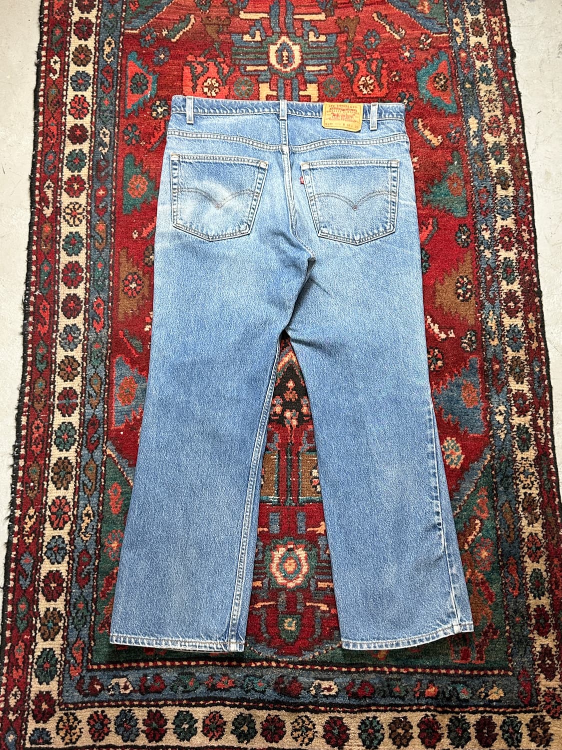 90's USA Made 리바이스 517 부츠컷 플레어진 상품이미지4