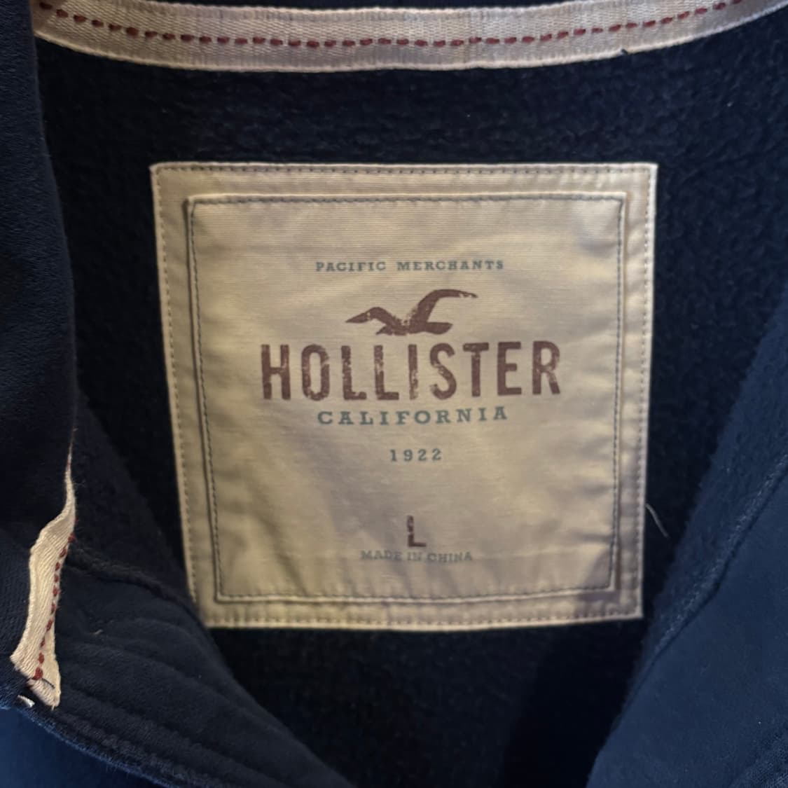 홀리스터 네이비 후드 집업 상품이미지5