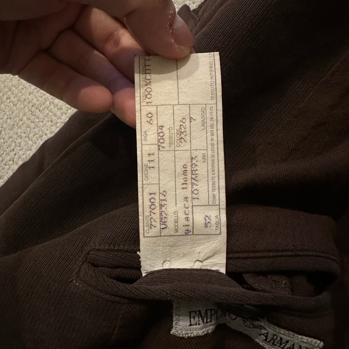 80s 아르마니 Emporio Armani 더블 브레스티드 자켓 상품이미지7