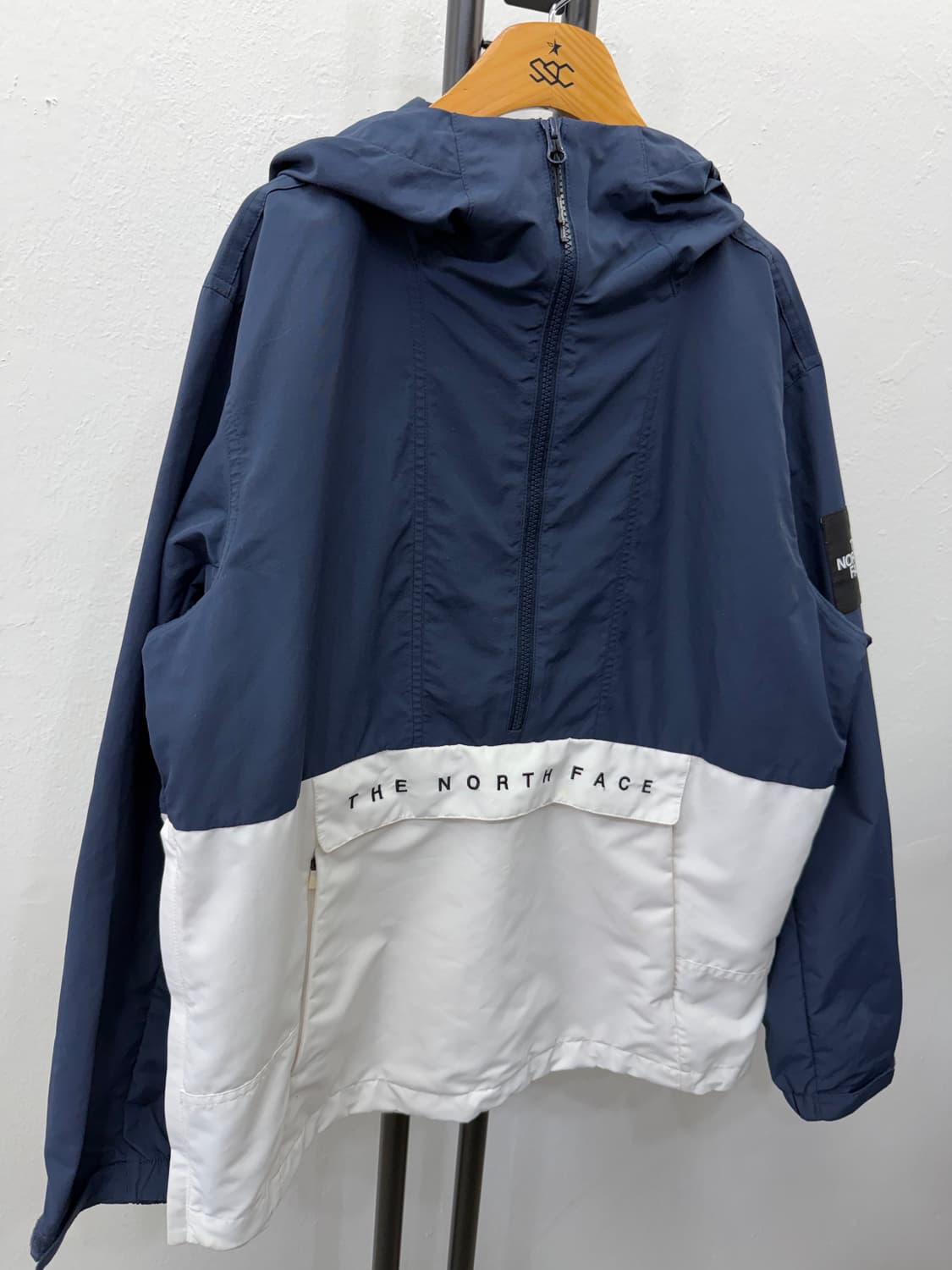 정품)노스페이스 화이트라벨 아노락 바람막이 후드 자켓 M 상품이미지2