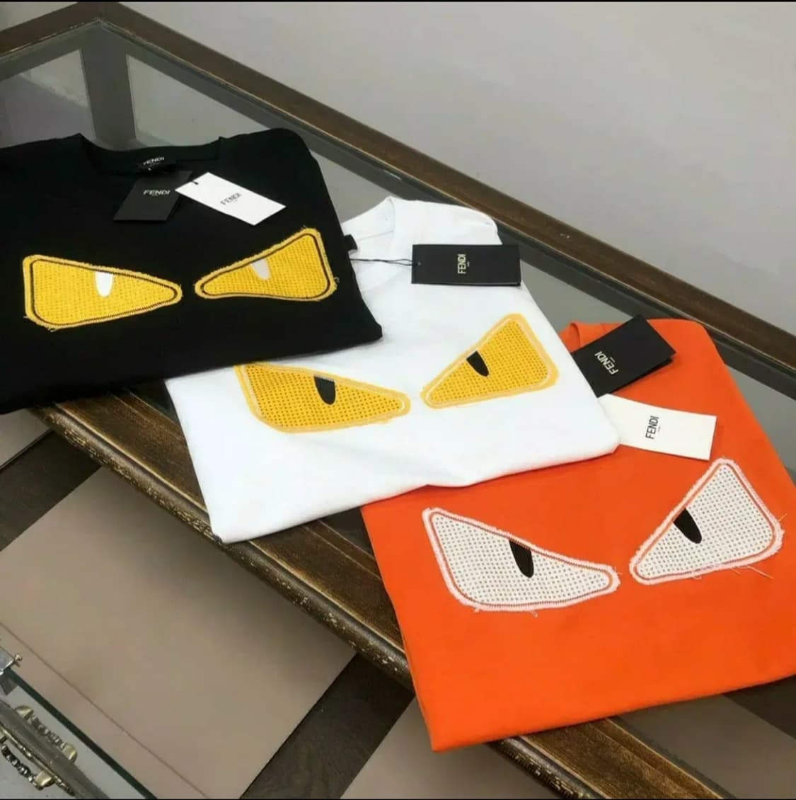 펜디 몬스터 반팔 티셔츠 100(S) 화이트 상품이미지1