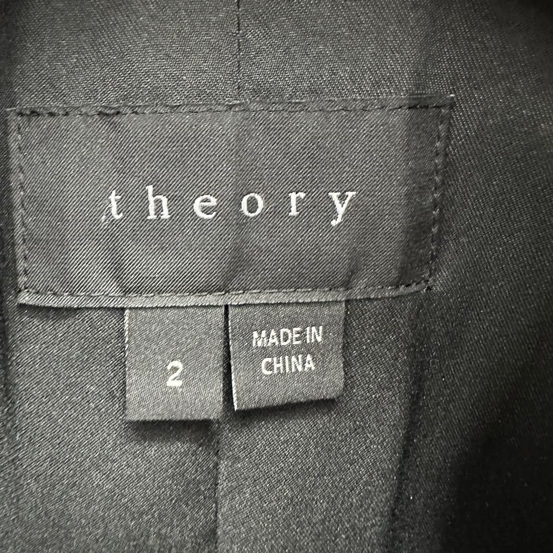 90 띠어리 여자 원버튼 울 블레이져 자켓 상품이미지4