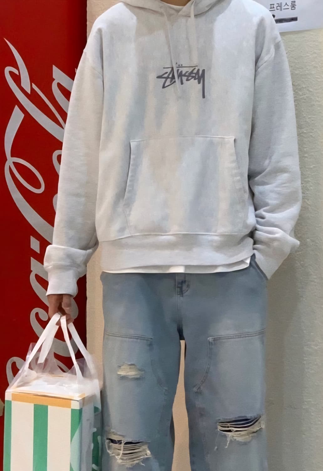 스투시 로고 후드 상품이미지3