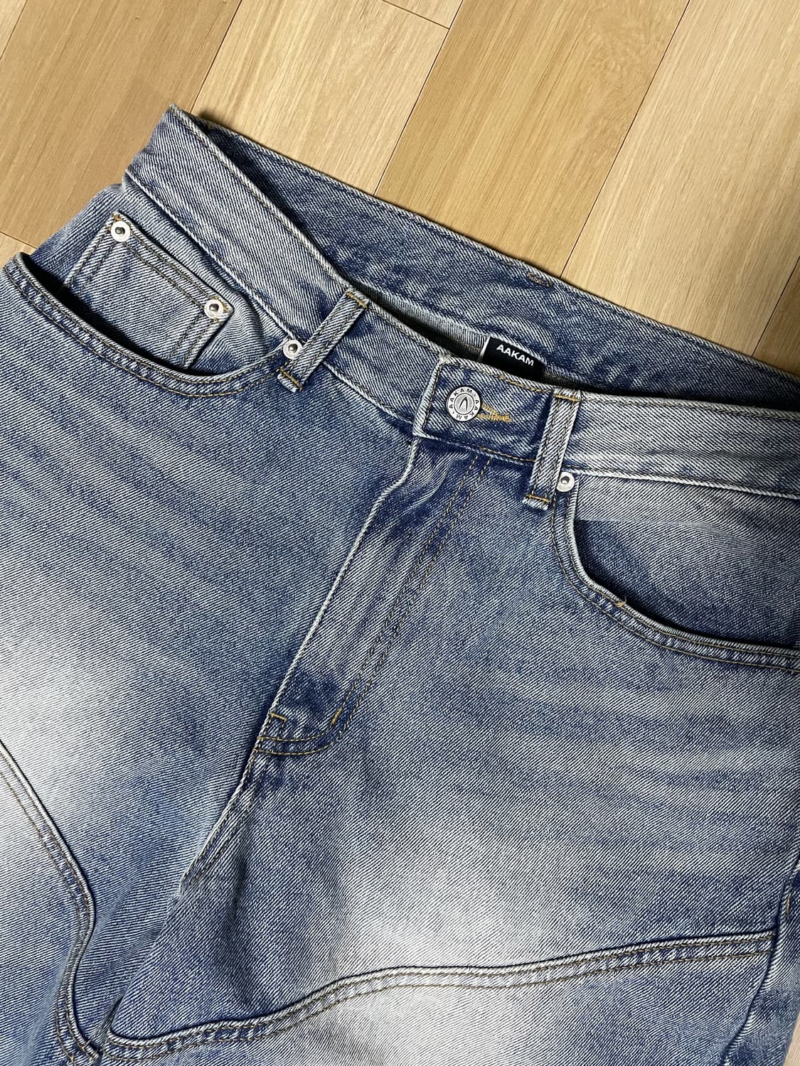 아캄 Biker Denim Pants (Blue) 1사이즈 상품이미지5