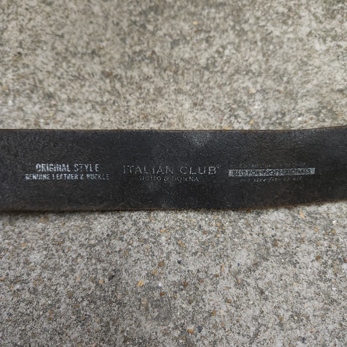 [OS]  ITALIAN CLUB 손 해골 소가죽 벨트 상품이미지6