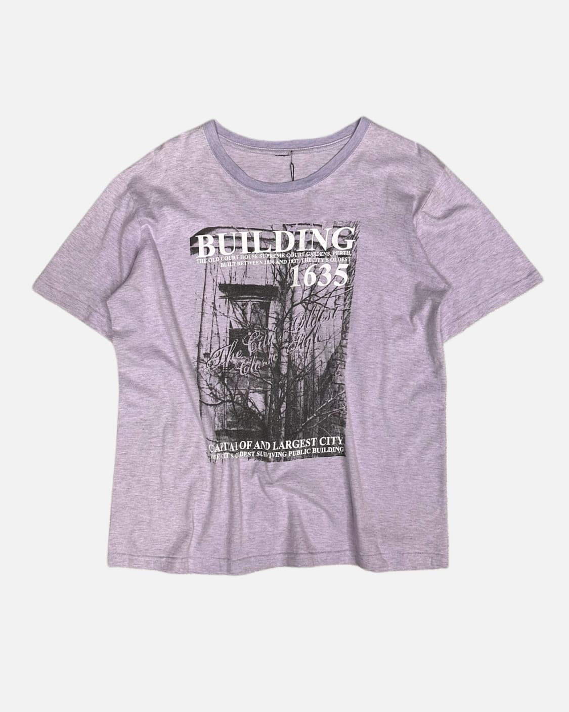 grunge purple printing t-shirt 상품이미지2