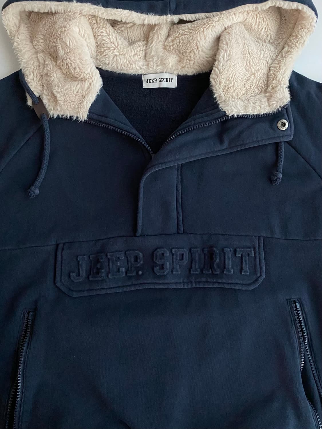 지프 스피릿 반집업 후드티 상품이미지3