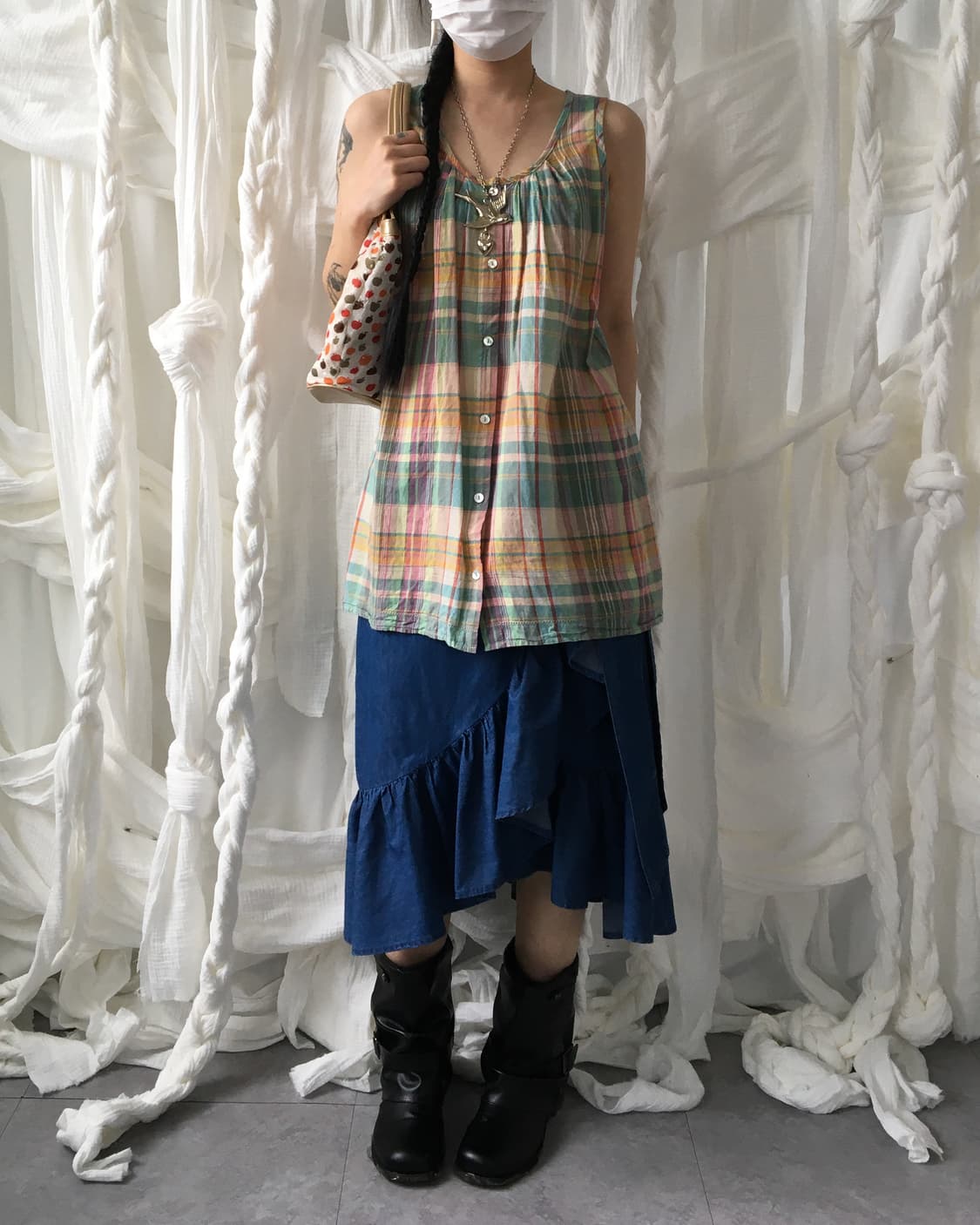 Ruffle point wrap tied skirt 상품이미지9