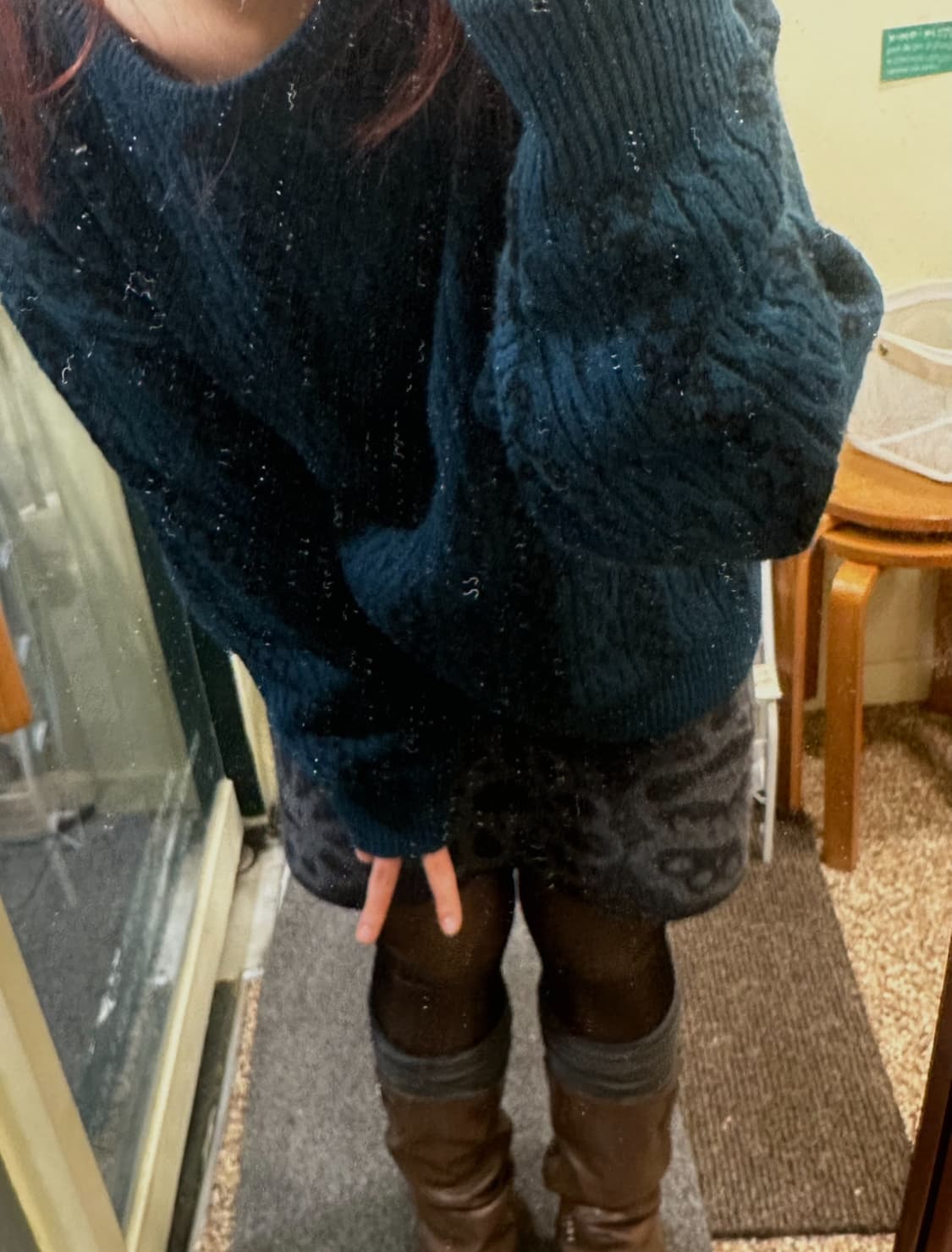 [빈티지] 마리메코 X 유니클로 콜라보 니트 치마 상품이미지1