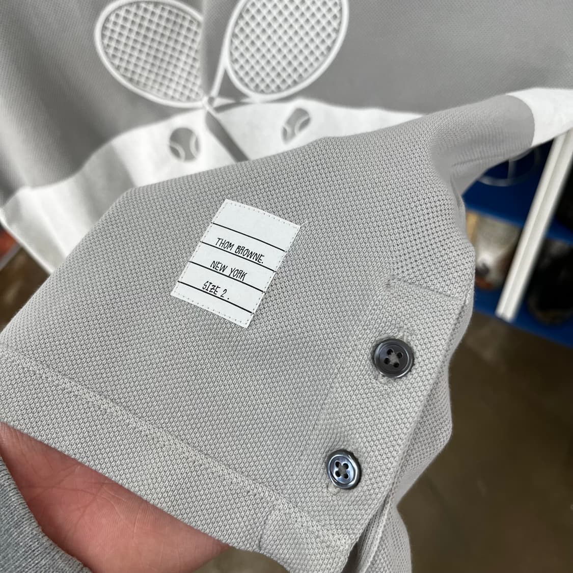 톰브라운 테니스 프린팅 반팔 티셔츠 2 상품이미지5