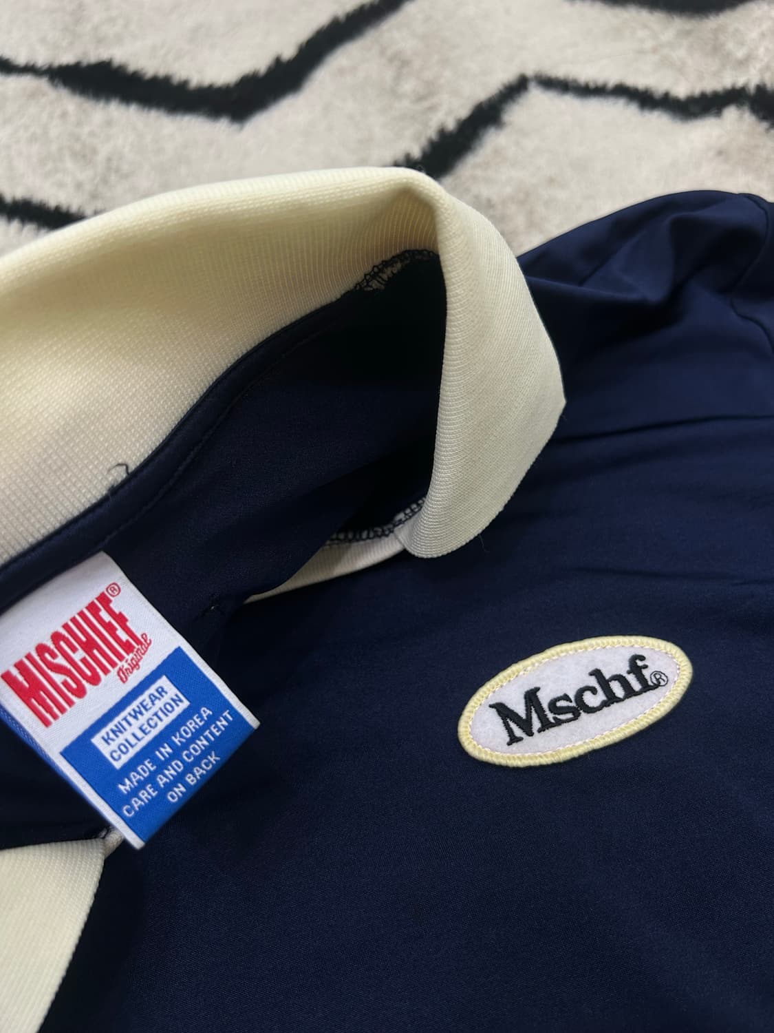 [os]미스치프 라이크라 롱슬리브 져지/네이비 상품이미지5