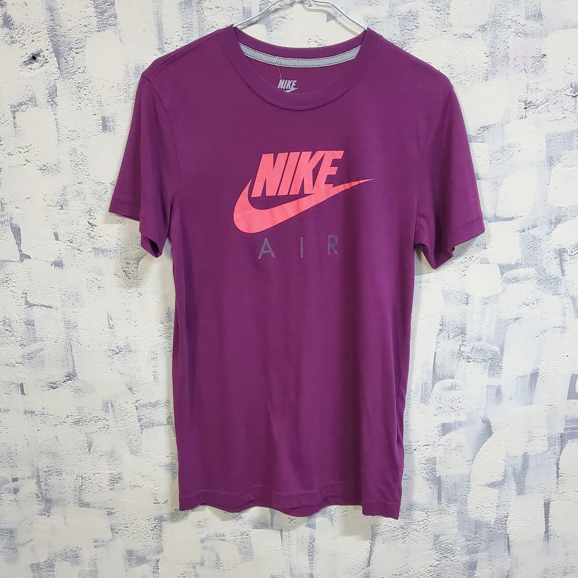 나이키 에어 슬림핏 빅로고 라운드 반팔티  상품이미지1