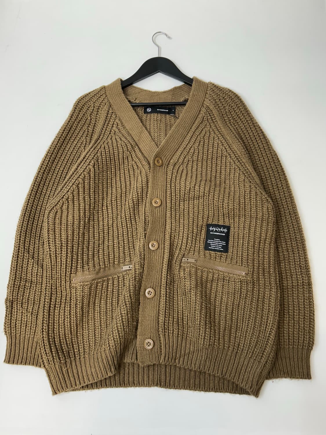 Undercover x GU 니트 V넥 가디건 상품이미지2