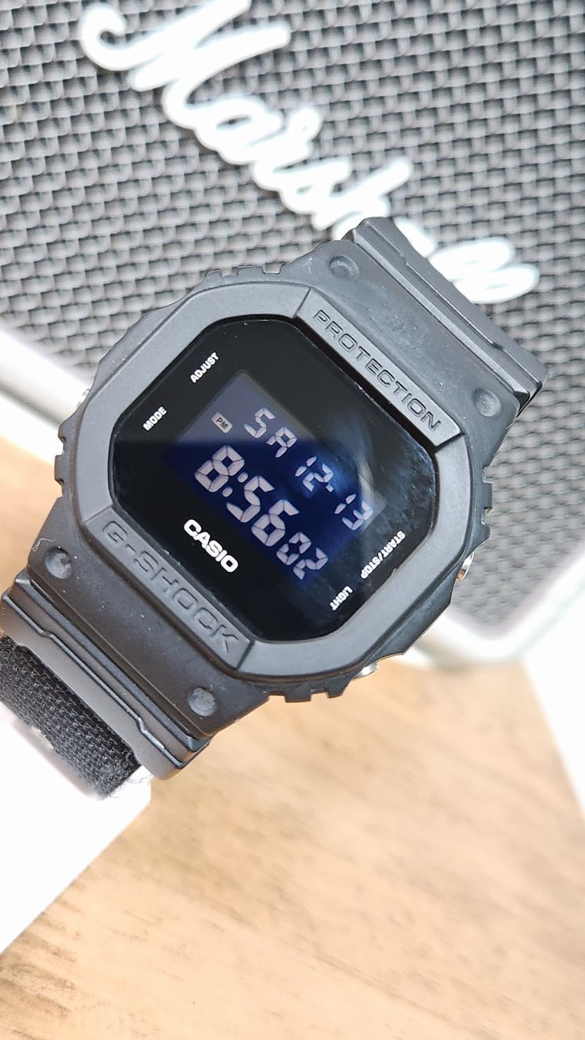 # 지샥 카시오 밀리터리 블랙 DW-5600BBN  시계 급처 /쥐샥 상품이미지2