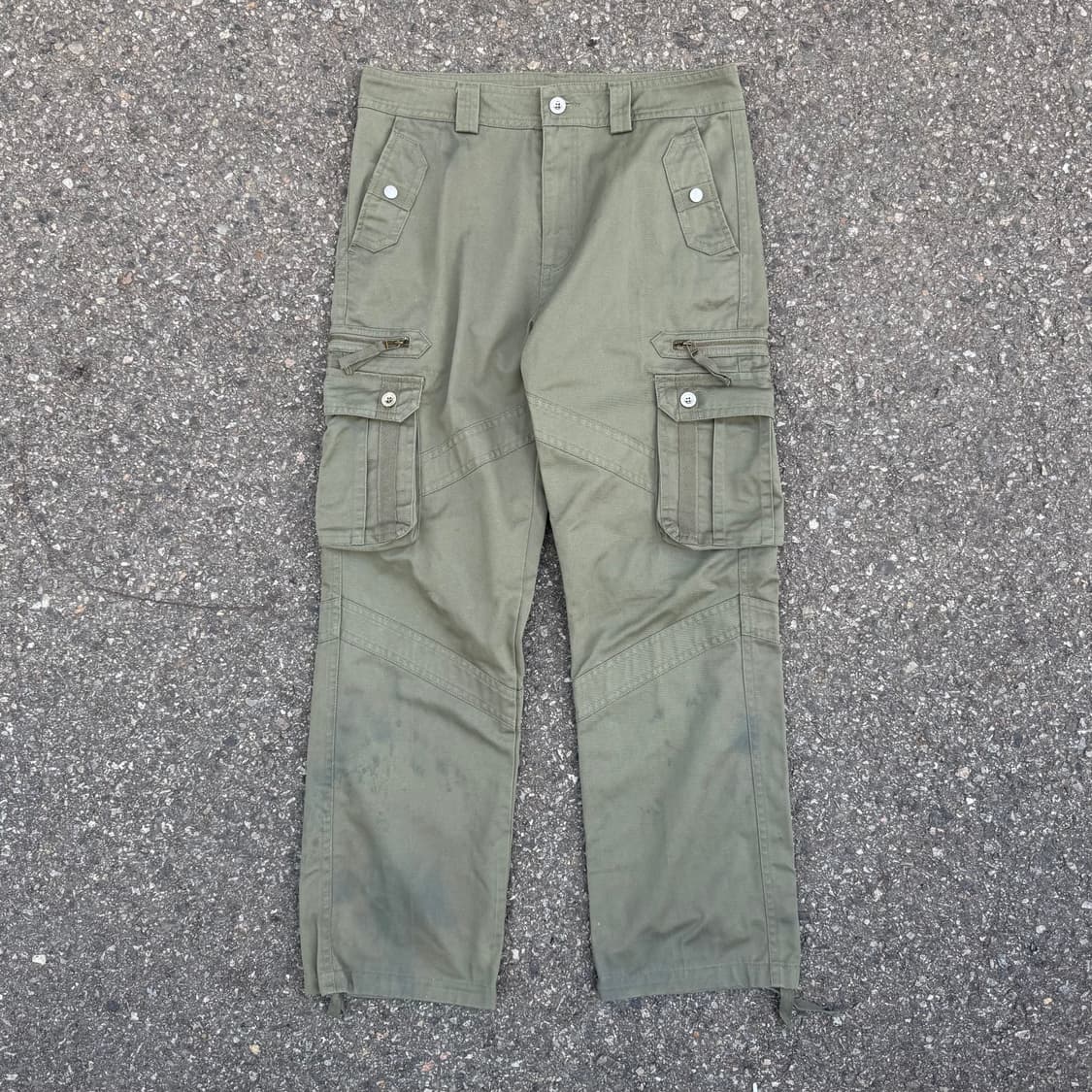 VTG JPN 사선 라인 카고 팬츠 상품이미지3