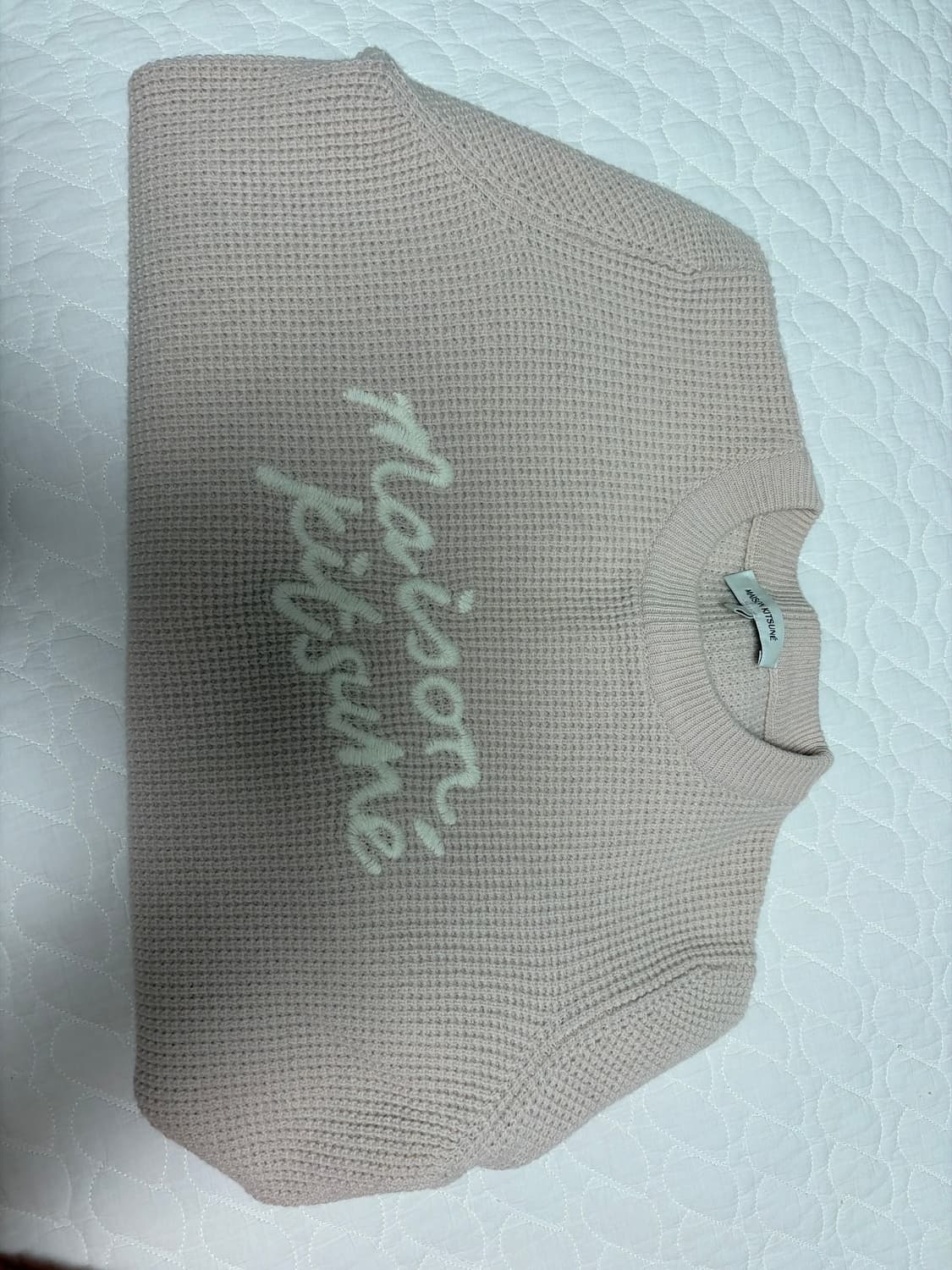 메종키츠네 크루넥 울 스웨터 상품이미지3