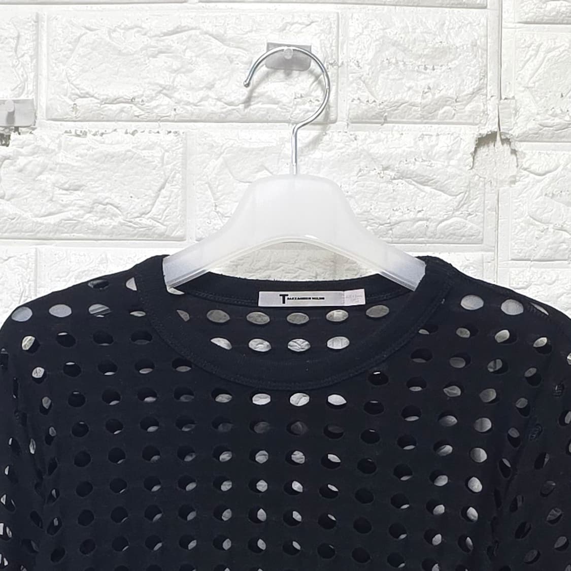 알렉산더왕 블랙 펀칭 긴팔 롱슬리브 S 상품이미지2