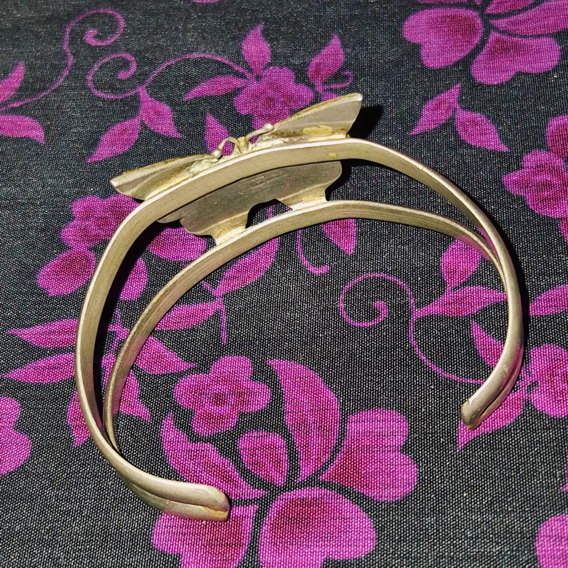 70s 멕시코 알파카 아발론 자개 빅 나비 뱅글 상품이미지8