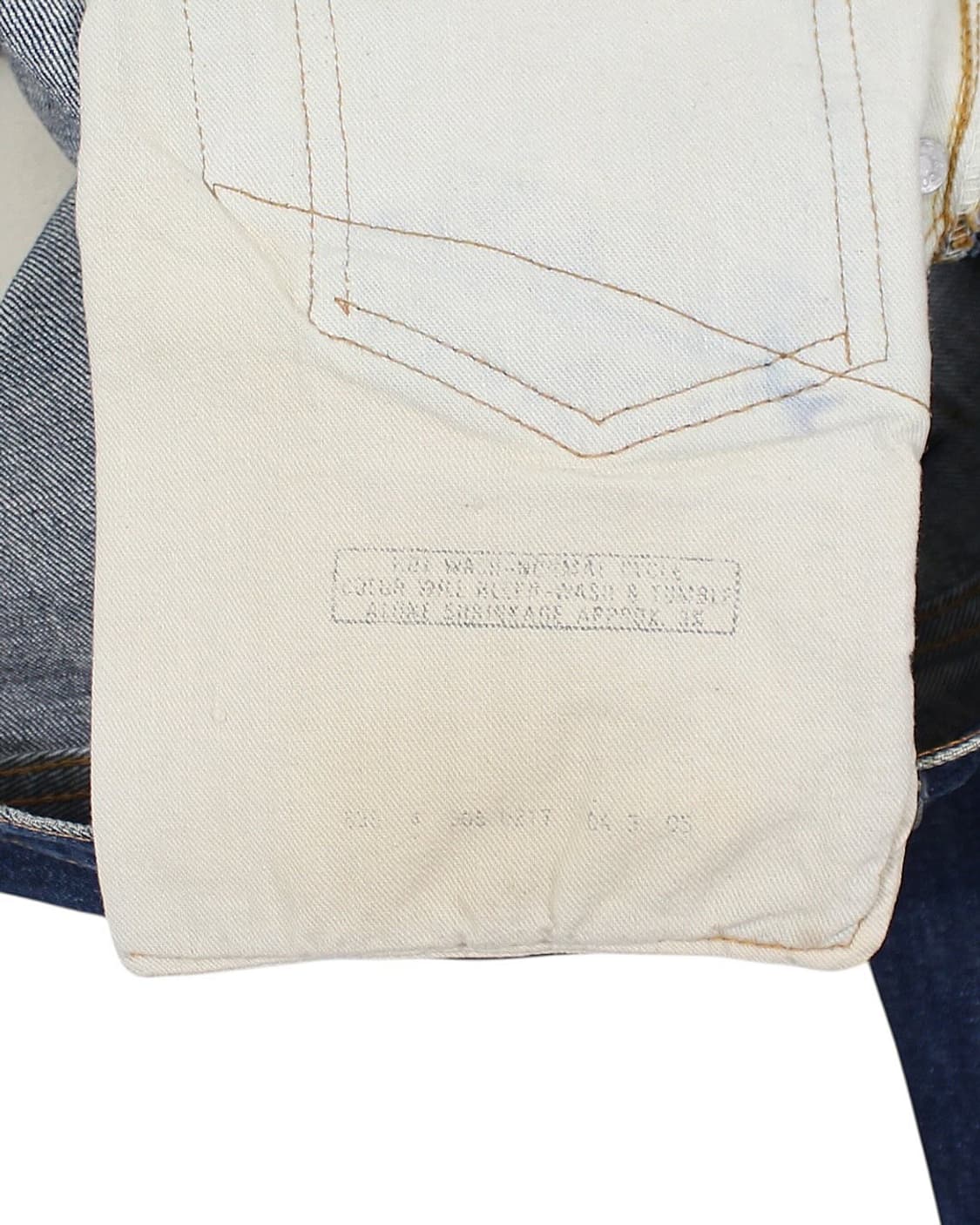 1960s USA 리바이스 505 데님 팬츠 빅E 66전기 빈티지 미제 상품이미지4