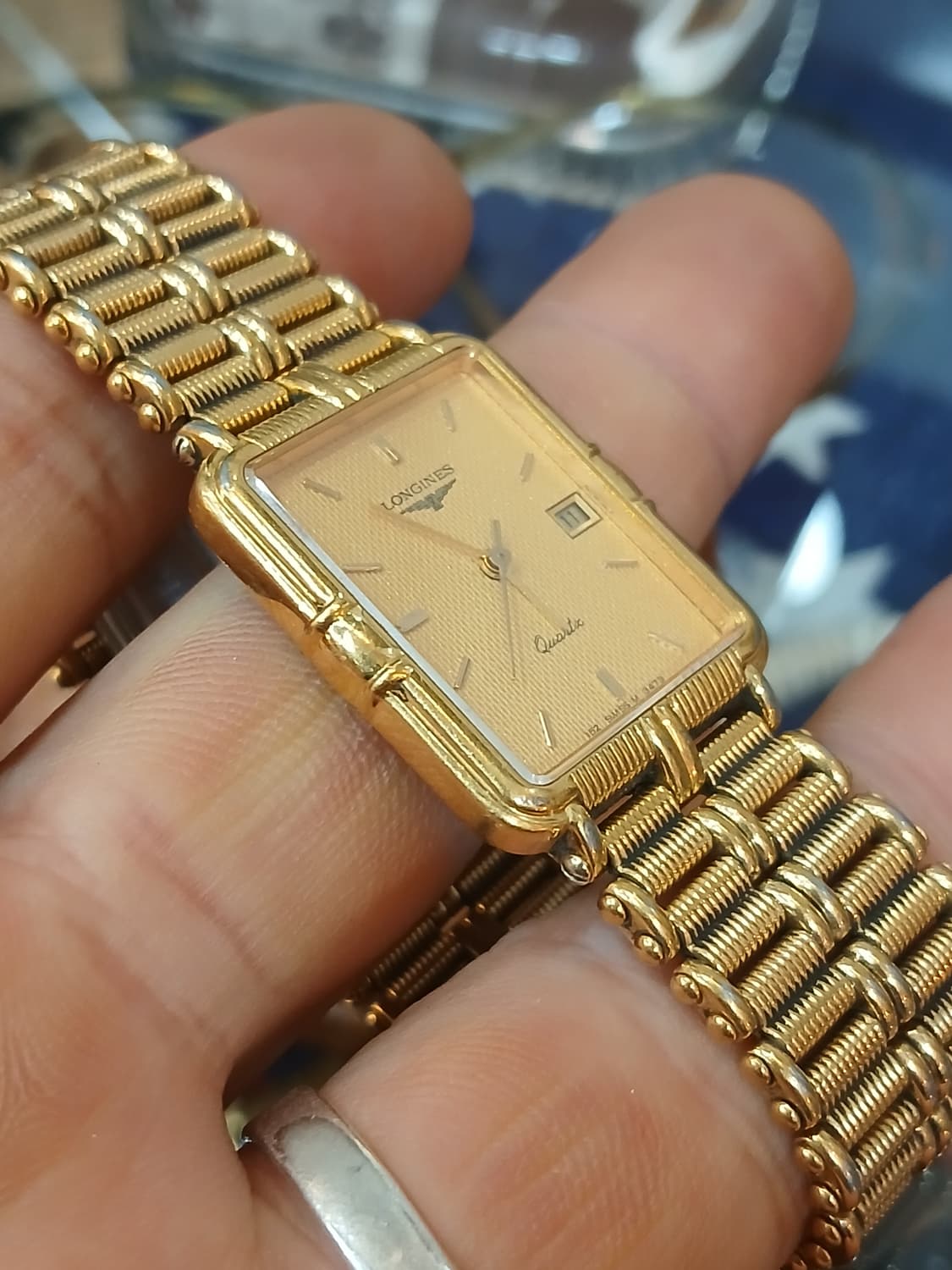 빈티지 론진 금장쿼츠 시계 상품이미지4