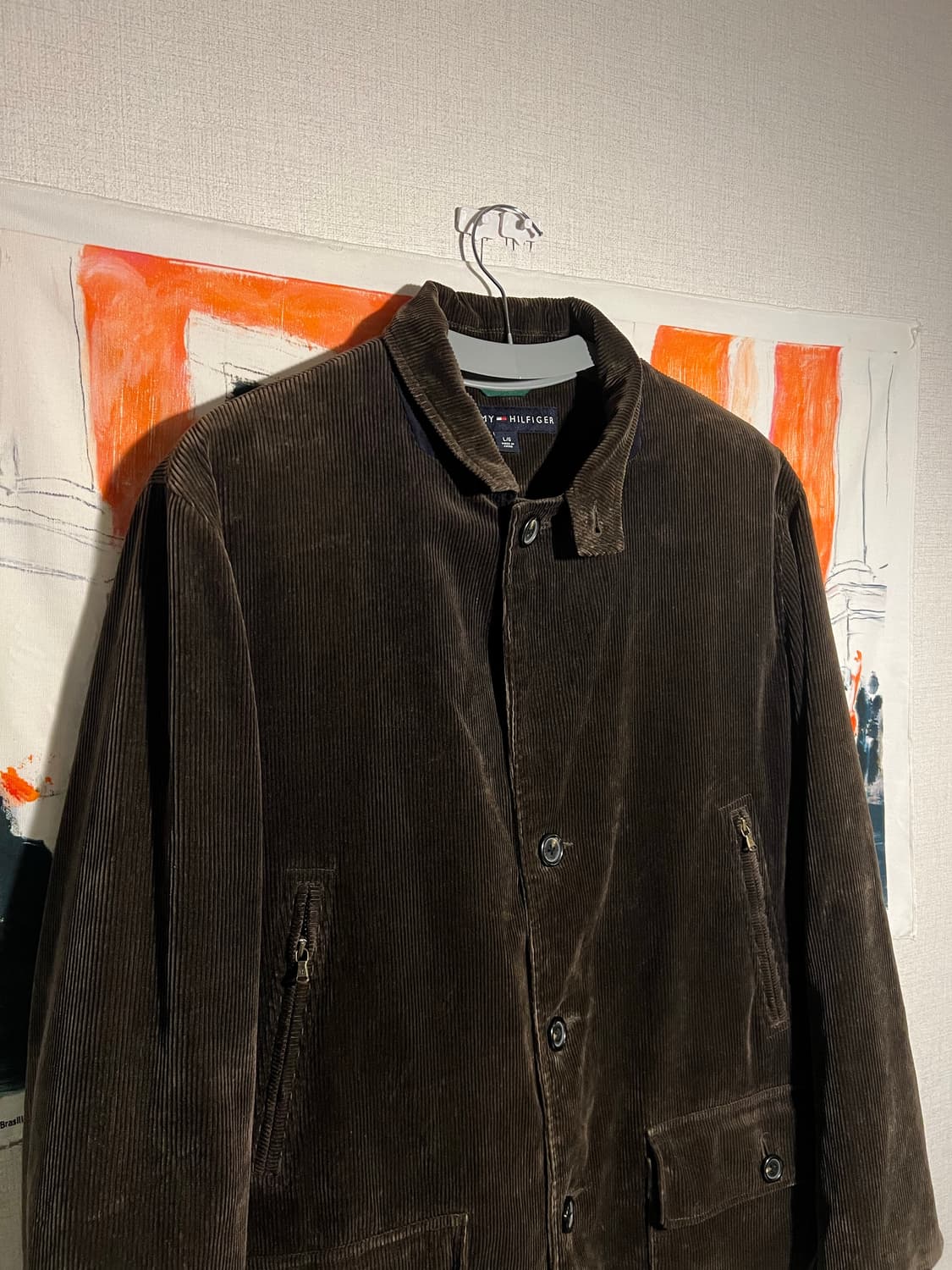 타미힐피거 코듀로이 코트 상품이미지1