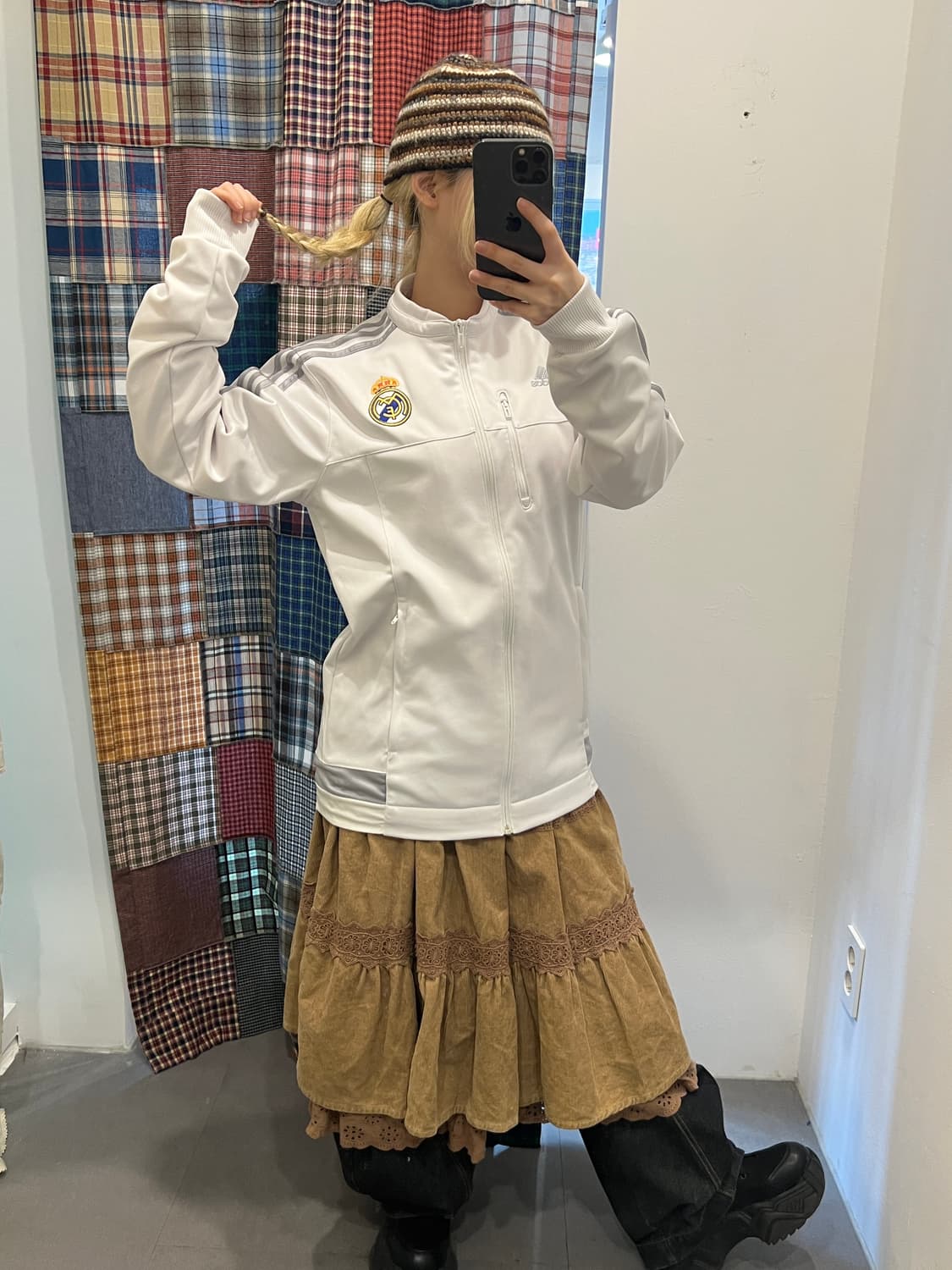 아디다스 레알마드리드 져지 화이트 실버 상품이미지1