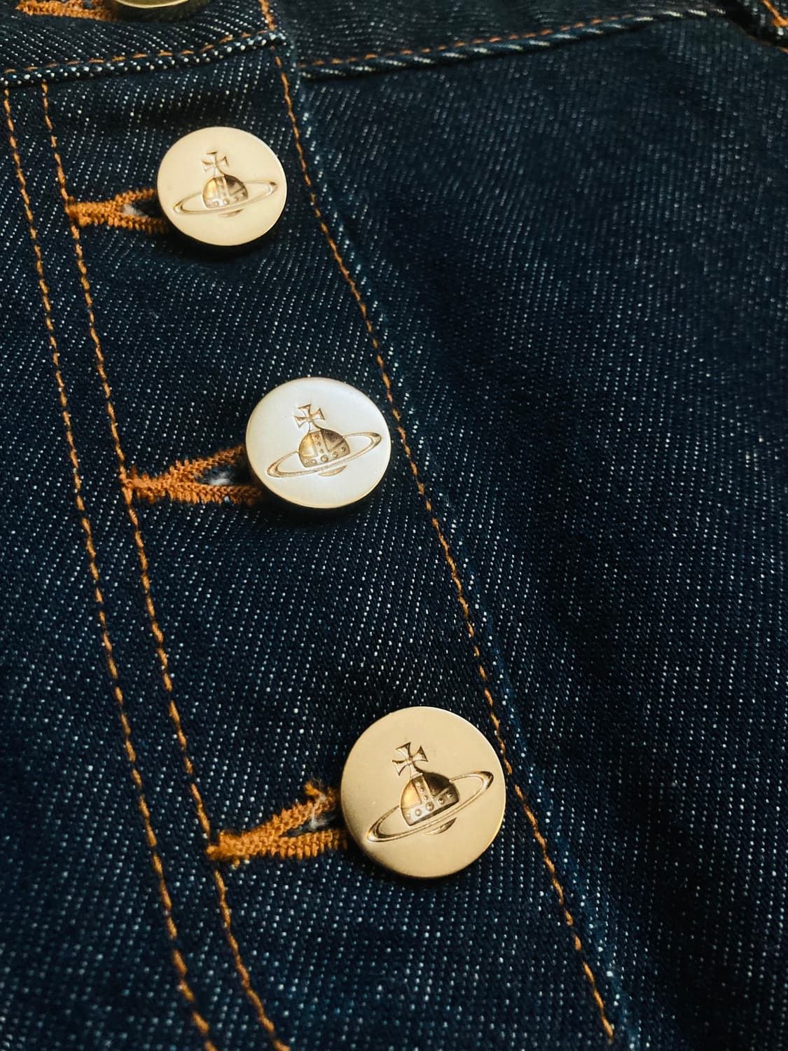 Vivienne Westwood 비비안 웨스트우드 데님 롱 스커트 상품이미지5