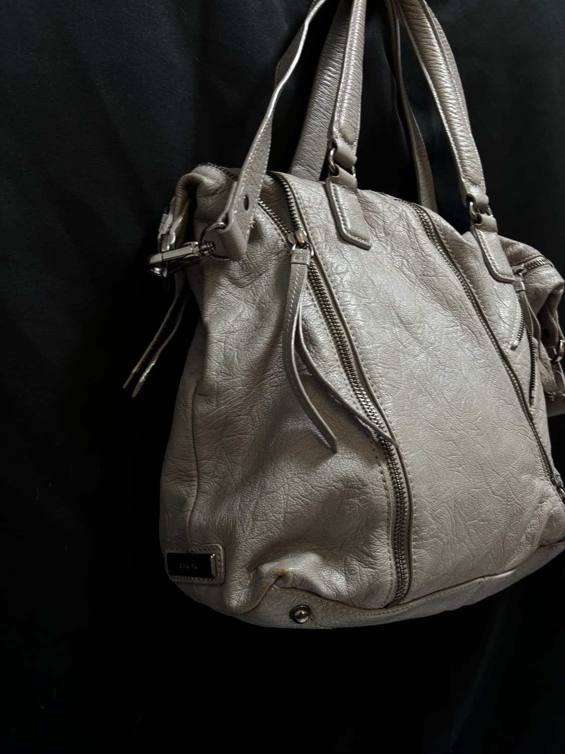 “Unknown” 00‘s Design Multi Zipper Grey  상품이미지5