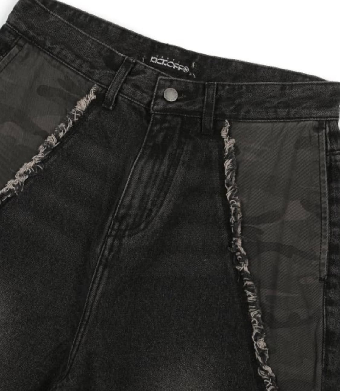 네스티킥(카이파이) 카모 데님 팬츠 (엔시티 위시 리쿠 손민수) 상품이미지2