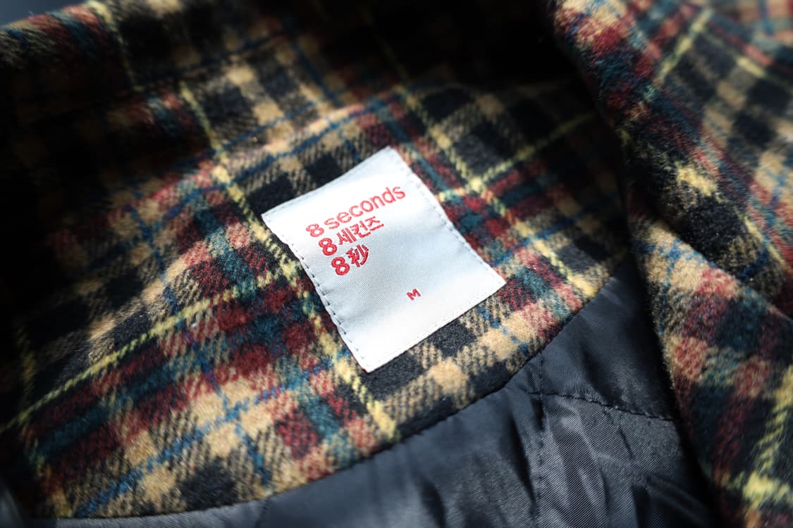 에잇세컨즈 체크 점퍼 상품이미지4