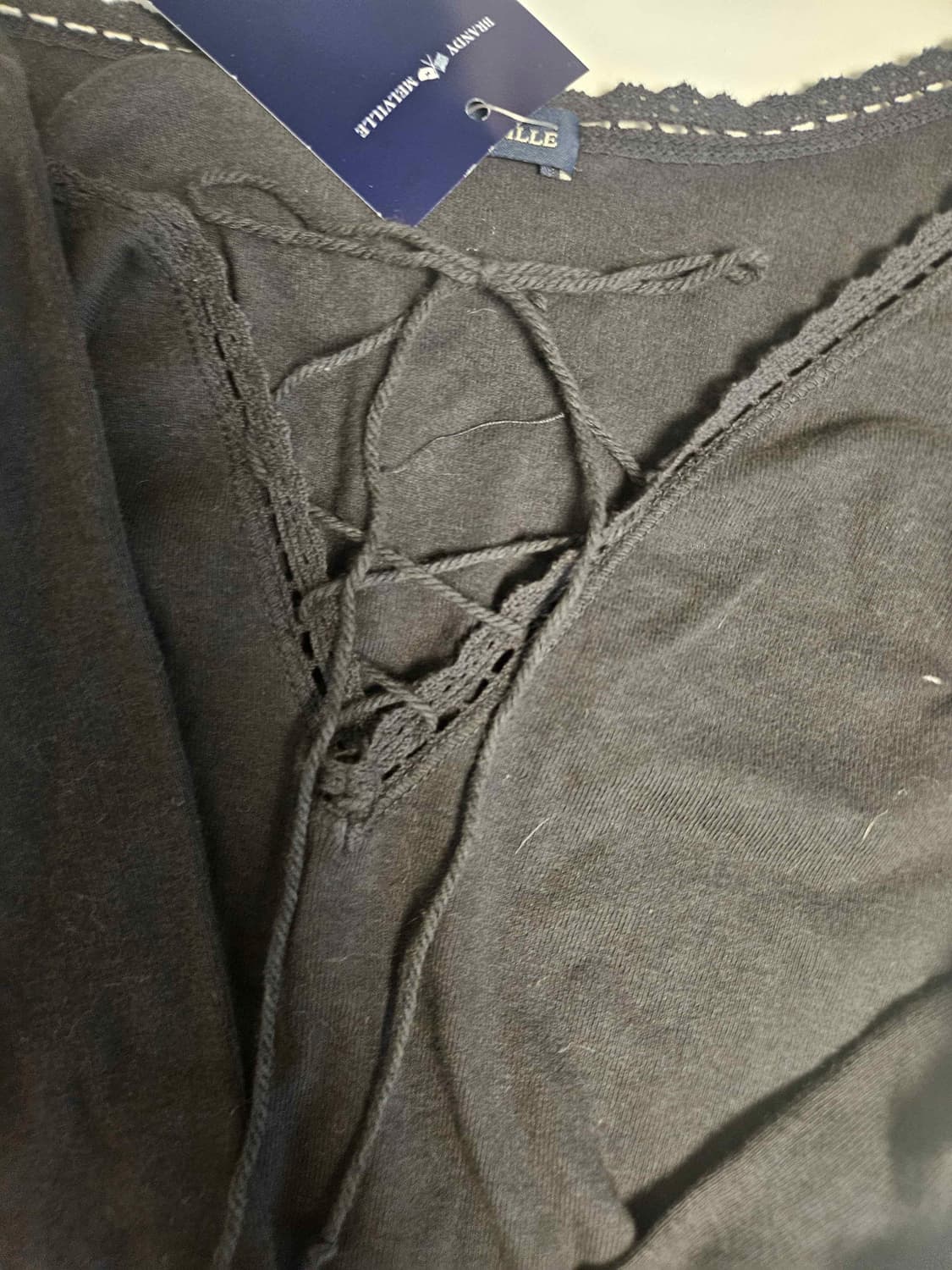 BM black lace long sleeve 상품이미지2