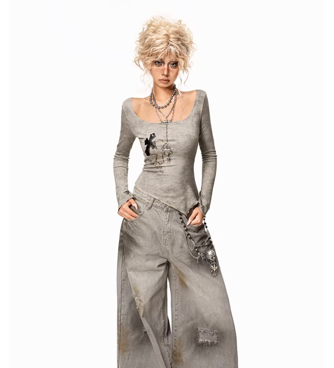 빈티지 슬리브 탑 vintage sleeve top 상품이미지1