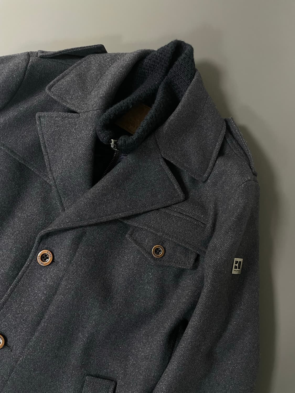 [52] 휴고 보스 오렌지 울 블렌드 피코트 테르모어 상품이미지3