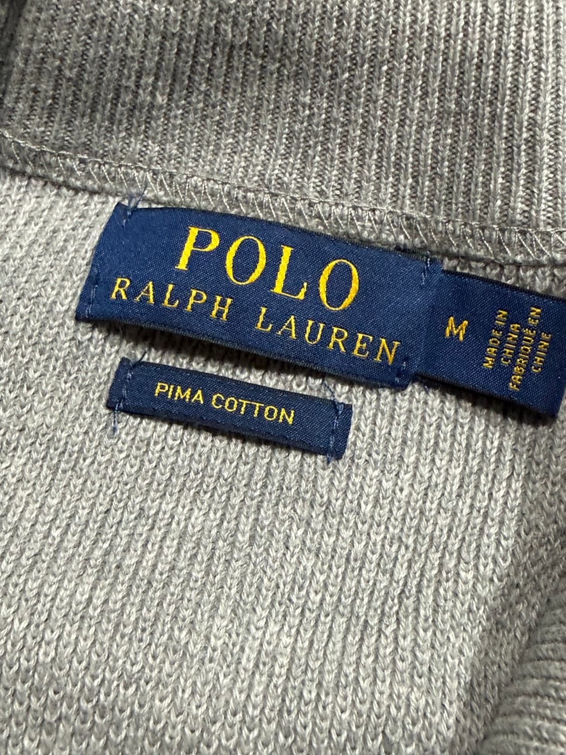 Polo Ralph Lauren 폴로 그레이 니트 집업 상품이미지3