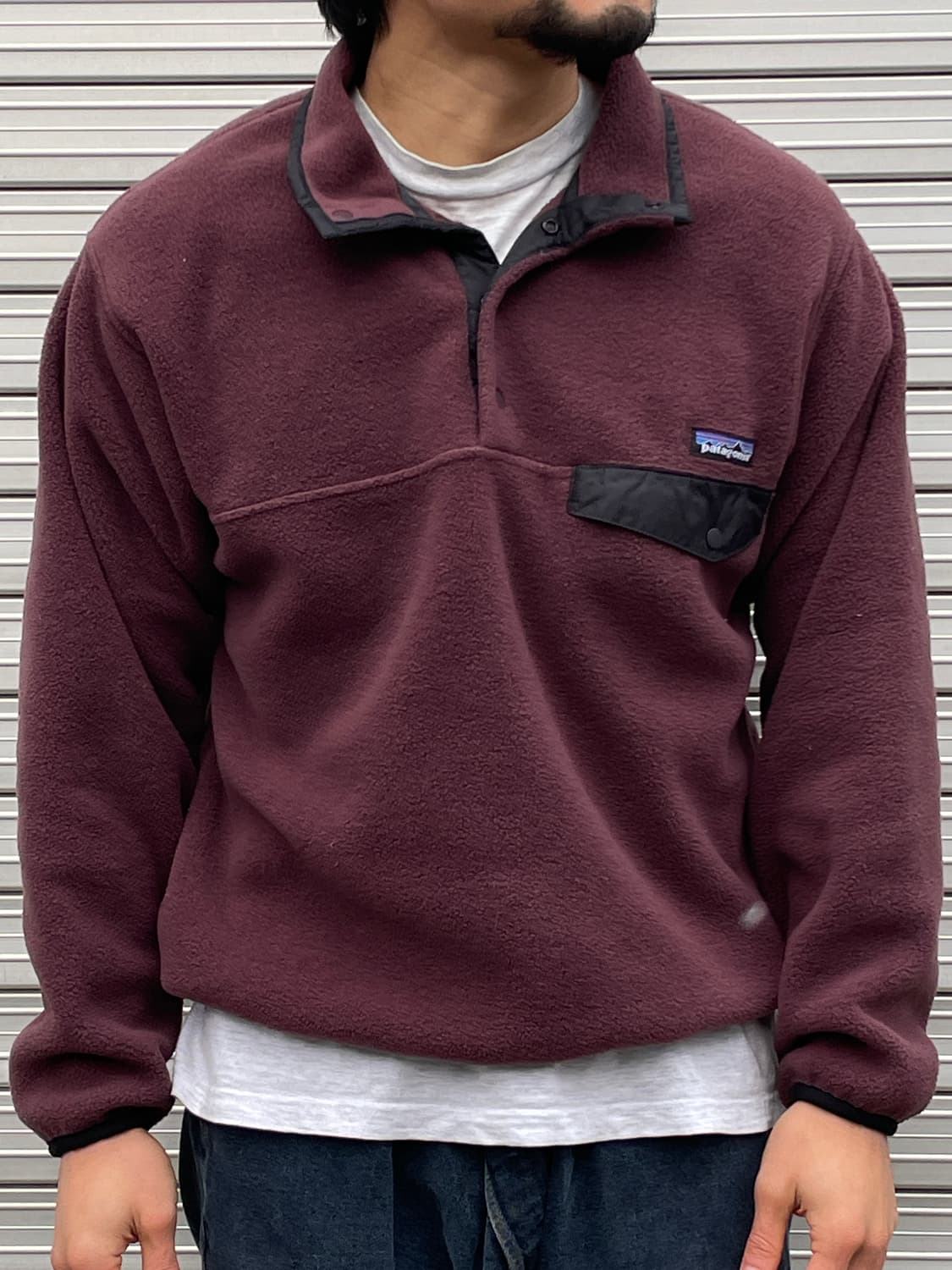 00s Patagonia Synchilla Brown Snap-T  상품이미지4