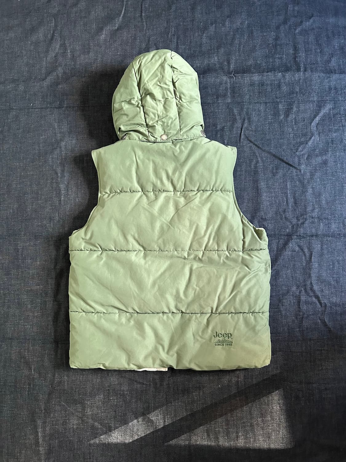 지프 덕다운 아메리칸 패치 패딩베스트 상품이미지8