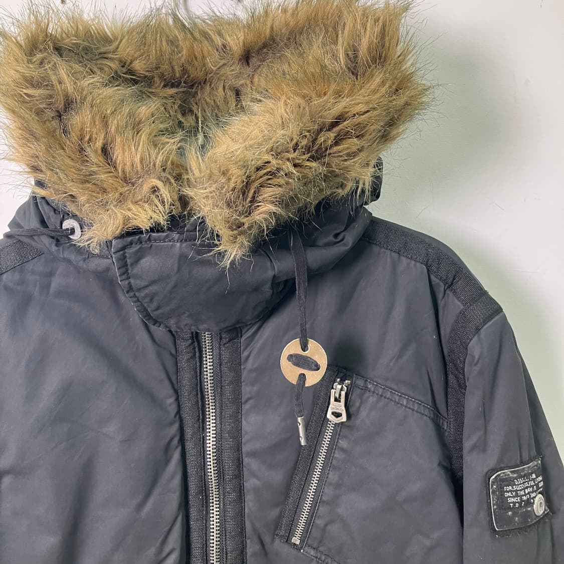 00's 디젤 N2B 밀리터리 플라이트 점퍼 XL 상품이미지4