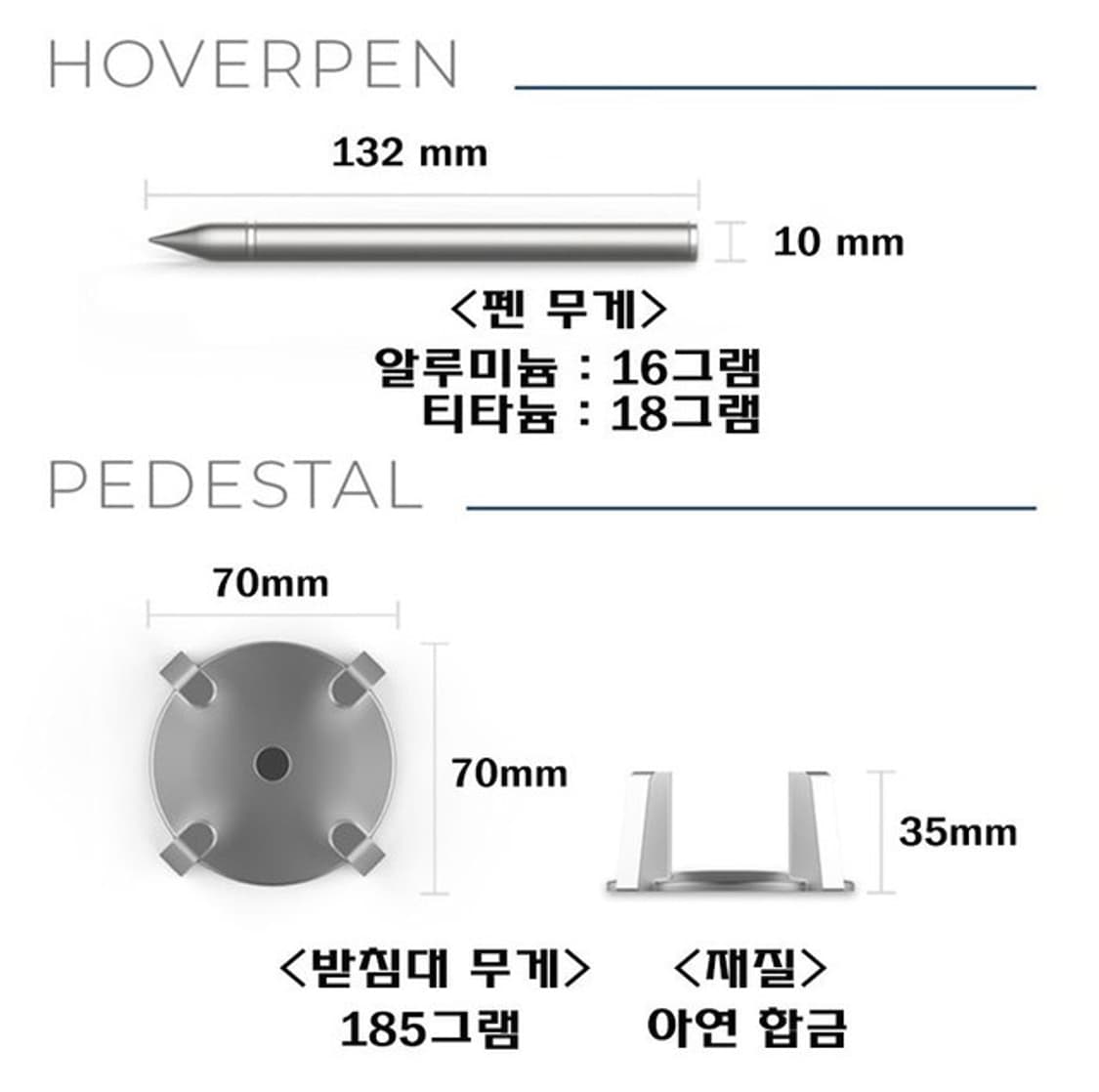 공중부양 무중력 볼펜 호버펜 1.0 상품이미지4