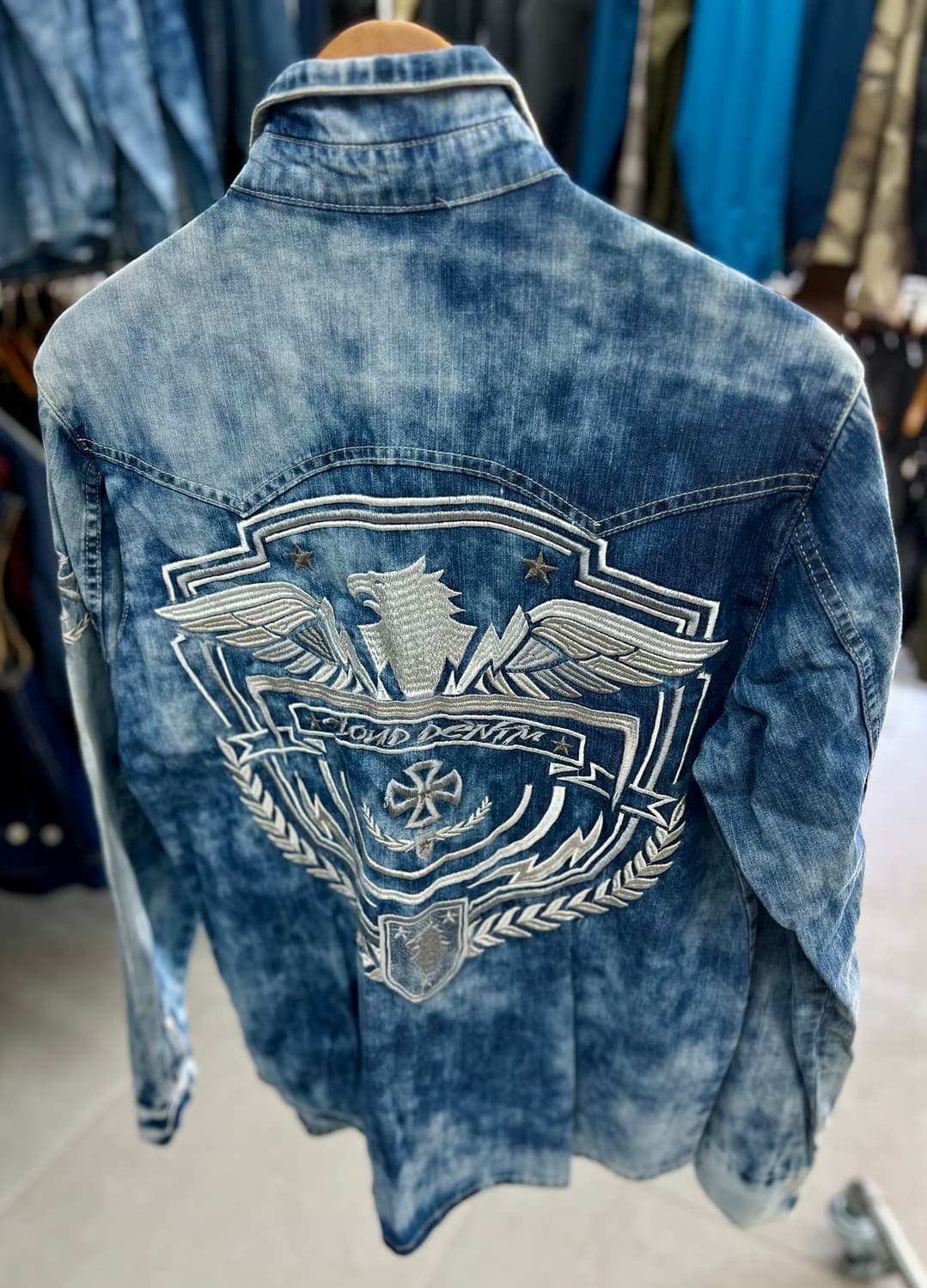 중청워싱 남방 L  상품이미지6